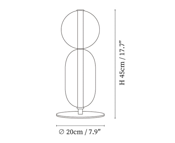 Candied Glass Table Light