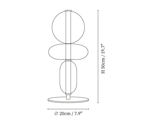 Candied Glass Table Light