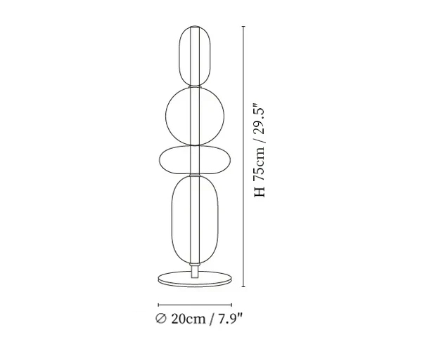 Candied Glass Table Light