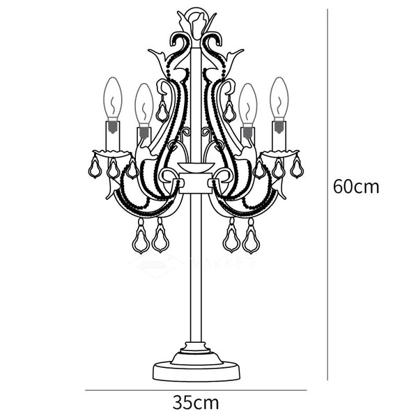Candle Holder Table Lamp