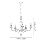 Candlestick Farmhouse chandelier