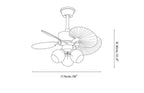Candy Breeze Ceiling Fan Light