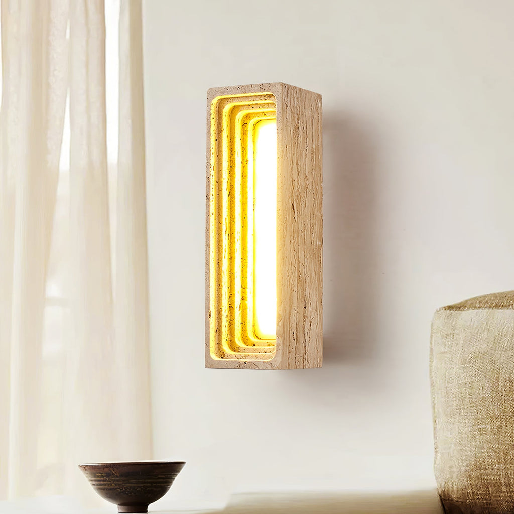 Canyon Travertine Wall Sconce