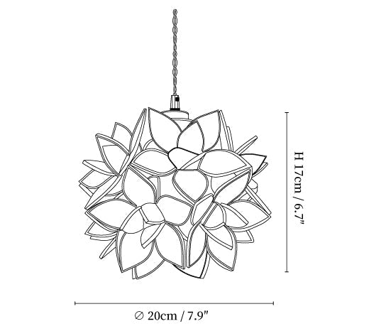 Capiz Pendant Lamp