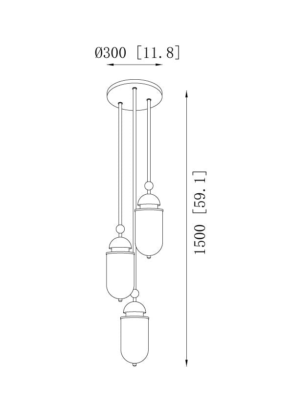 Capsule Alabaster Pendant Lamp