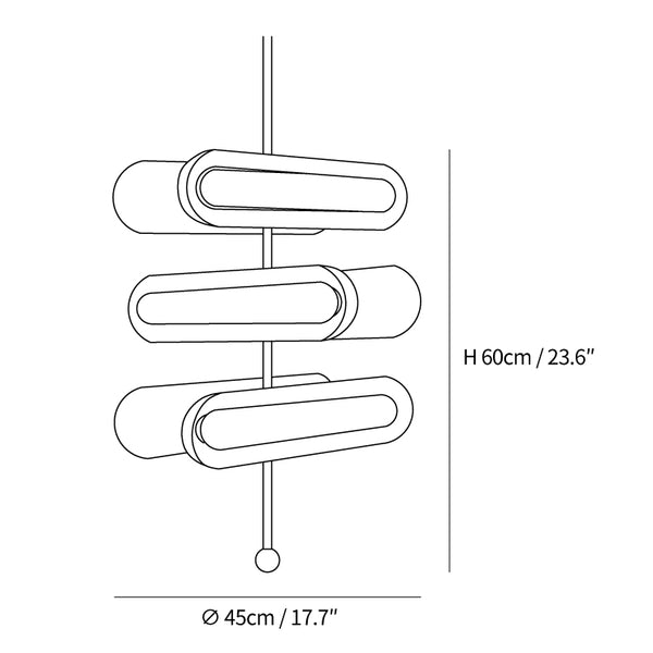 Capsule Chandelier