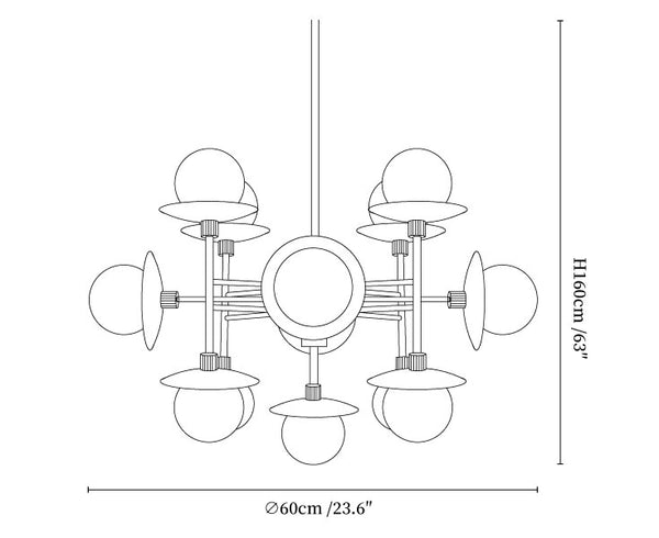 Cara Alabaster Chandelier
