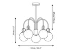 Carisa Collection Chandelier