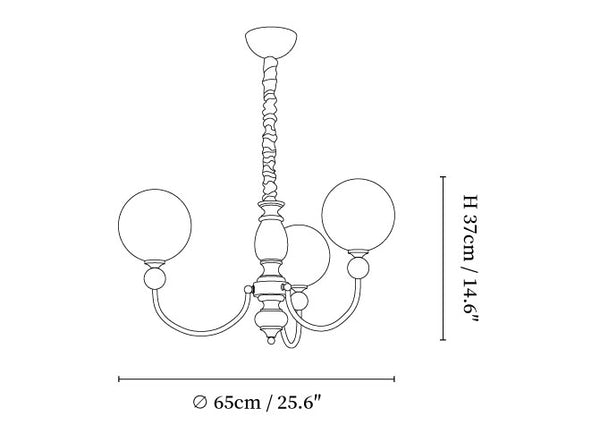 Carmina Orbital Chandelier