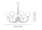 Carmina Orbital Chandelier