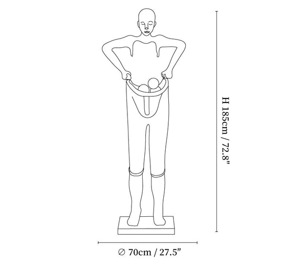 Carrier Sculpture Floor Lamp