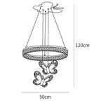 Cartoon Butterfly Acrylic Pendant Lamp