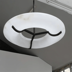Carve Alabaster Pendant Light