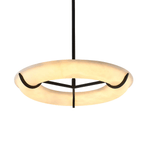 Carve Alabaster Pendant Light