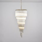 Cascada Spiral Clear Chandelier