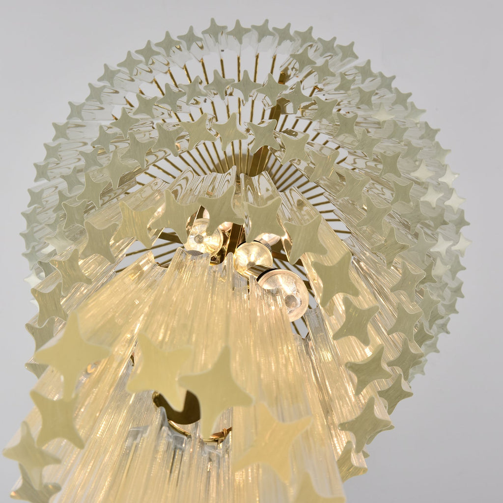 Cascada Spiral Clear Chandelier