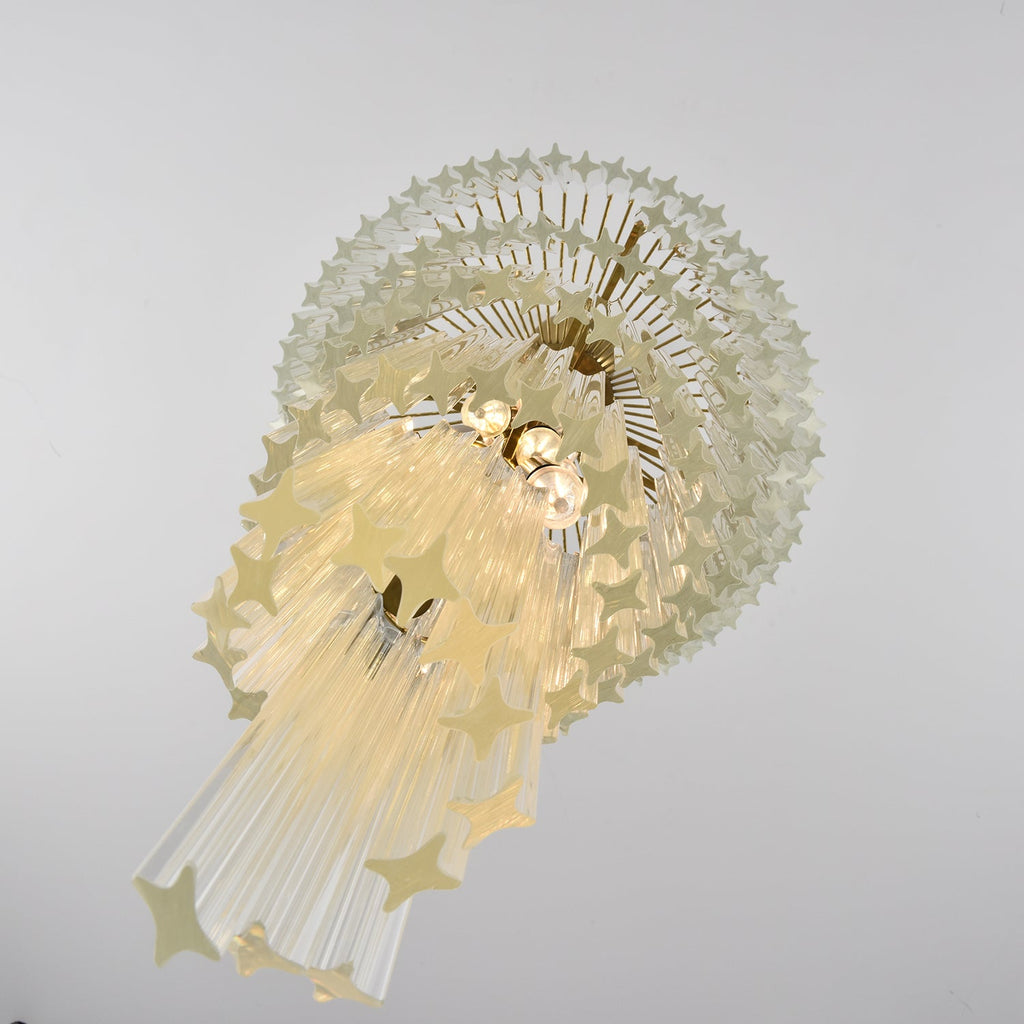 Cascada Spiral Clear Chandelier