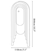 Cascada Alabaster Wall Sconce