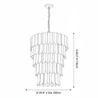 Cascara Shell Chandelier
