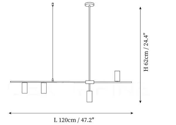 Cassandra Linear Chandelier
