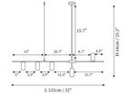 Cassandra Linear Chandelier