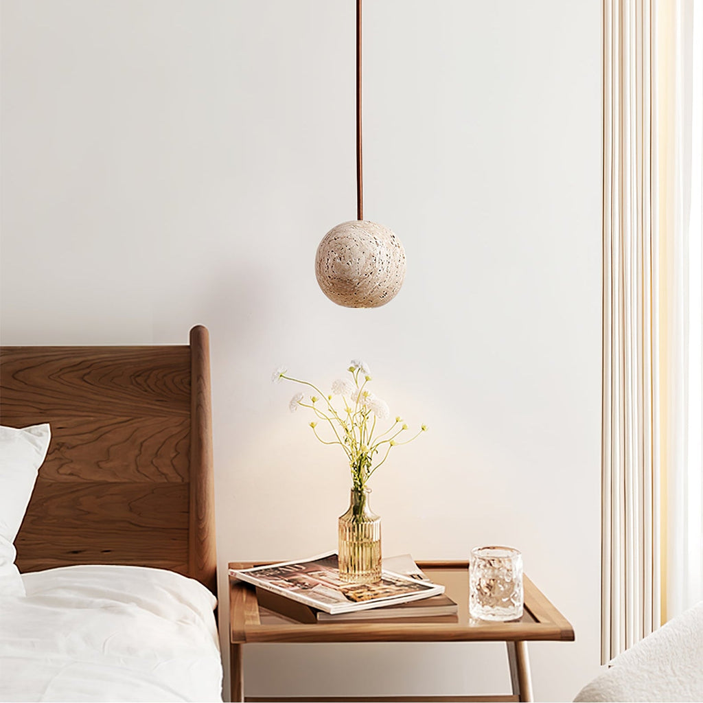 Cassia Travertine Pendant Light