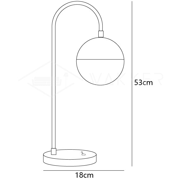 Cedar Moss Table Lamp