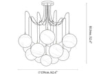 Celestara Alabaster Orb Chandelier