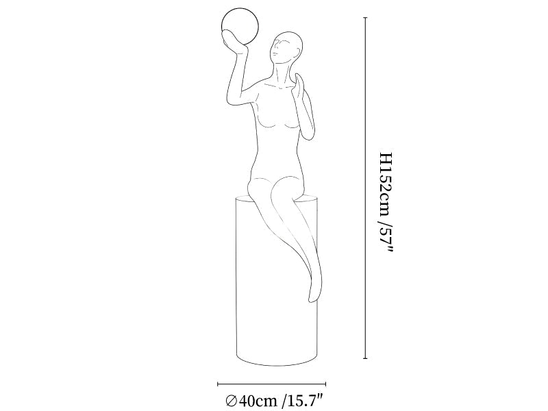 Celeste Poise Sculpture Lamp