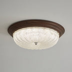 Celestia Walnut Ceiling Light