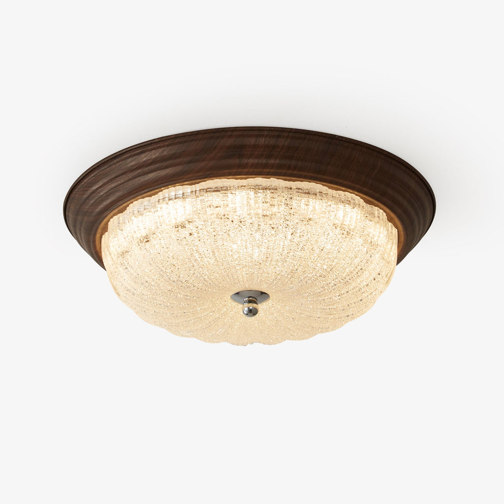 Celestia Walnut Ceiling Light