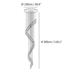 Celestial Alabaster Cascade Chandelier