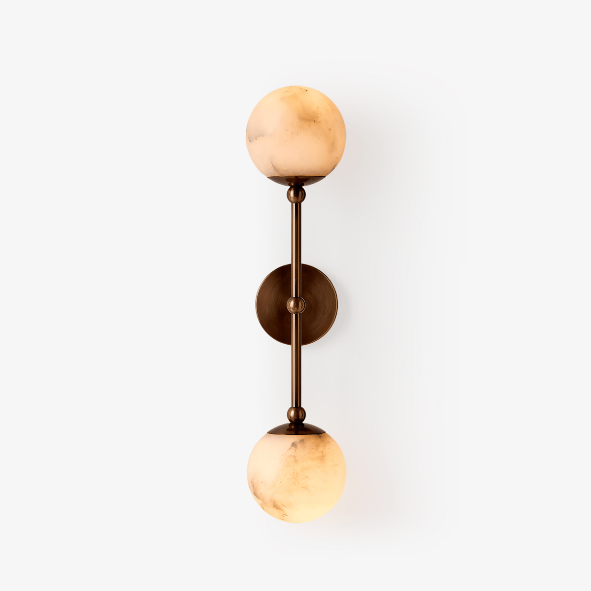 Celestial Double Alabaster Sconce