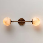 Celestial Double Alabaster Sconce