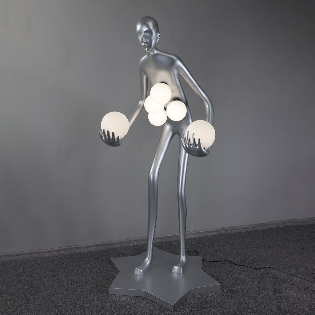 Celestial Guardian Sculpture Floor Lamp
