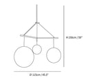 Celestial Orb Trio Pendant Lamp