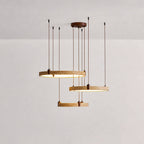 Celestial Orbit Travertine Chandelier