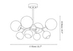 Celestial Spheres Chandelier