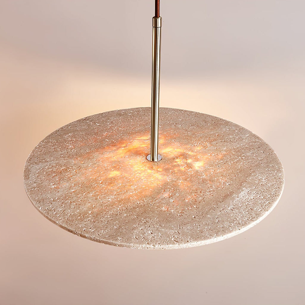 Celestial Travertine Pendant Light
