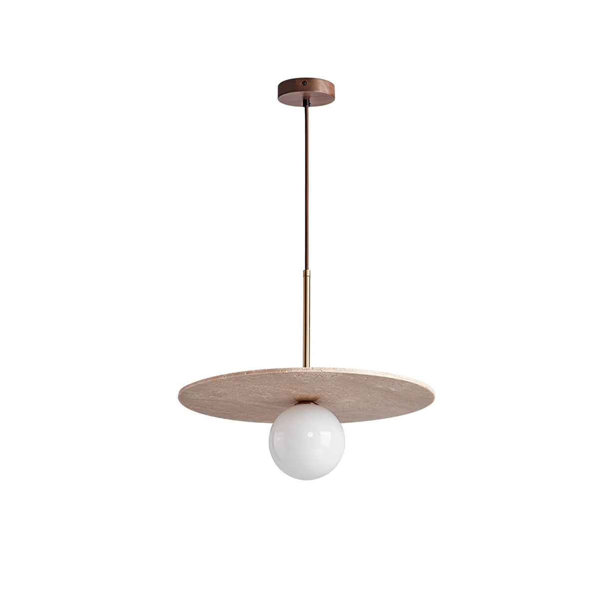 Celestial Travertine Pendant Light