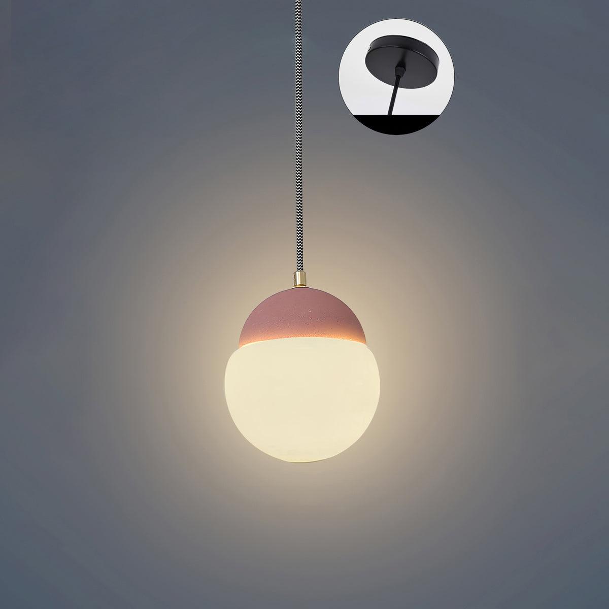 Cement Eclipse Pendant Lamp