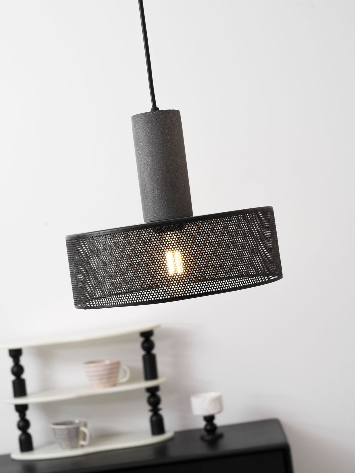 Cement Mesh Pendant Light