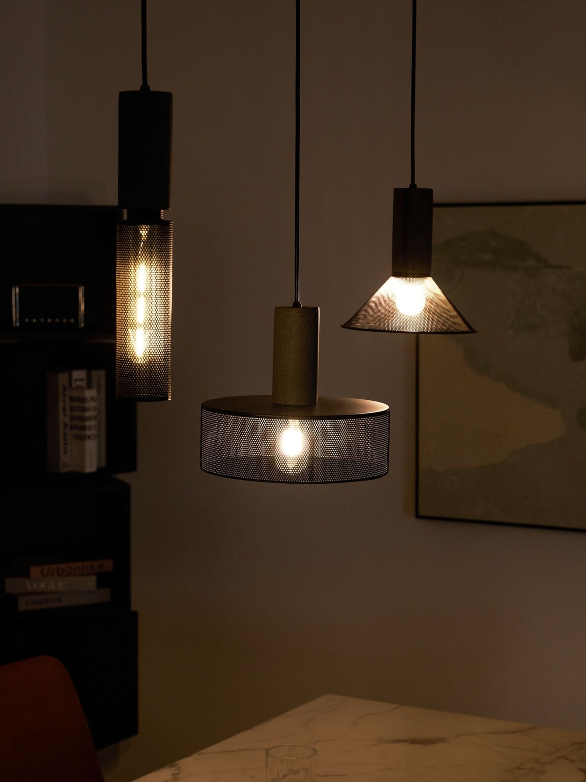 Cement Mesh Pendant Light