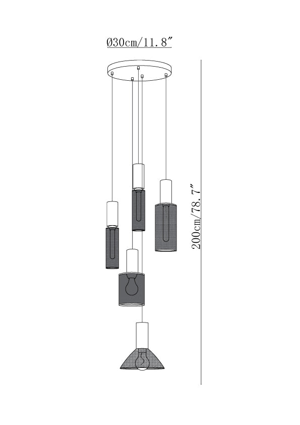 Cement Mesh Pendant Light