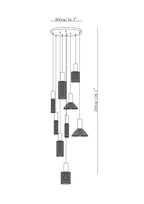 Cement Mesh Pendant Light