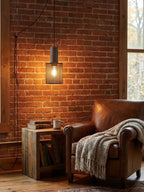 Cement Mesh Plug - in Pendant Lamp