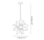 Ceramic Petals Blooming Chandelier