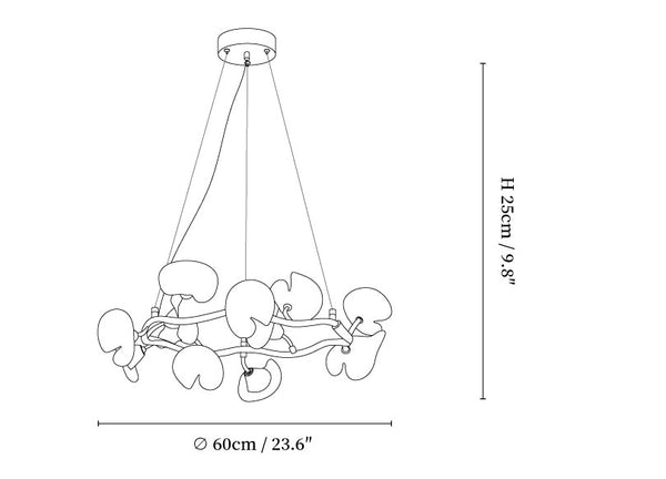 Cerisium Blossom Chandelier