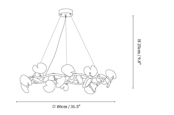 Cerisium Blossom Chandelier