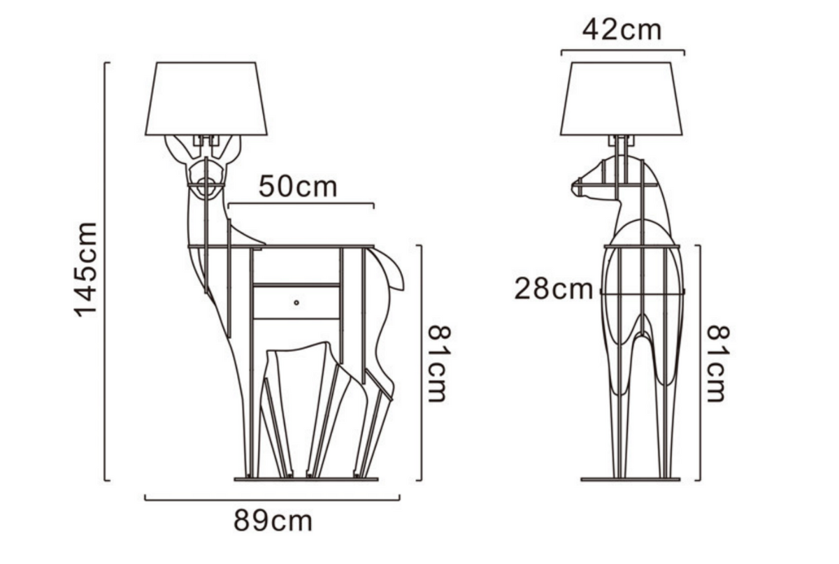 Cervus Deep Floor Lamp